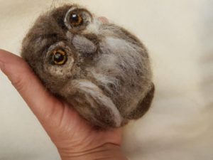 Felted Little Owl